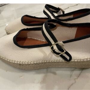 Anthropologie Maeve Mary Jane Espadrille Flats